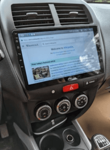 Autoradio Mitsubishi ASX CarPlay photo review