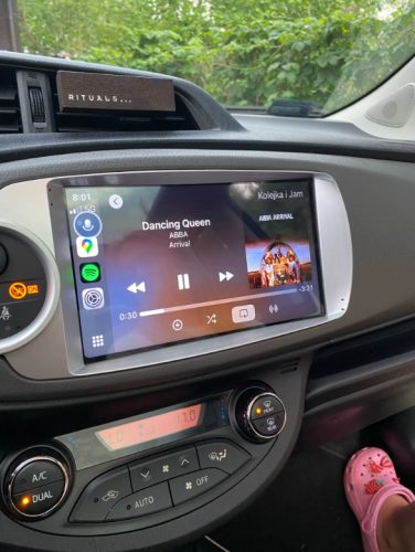 Autoradio Toyota Yaris CarPlay photo review