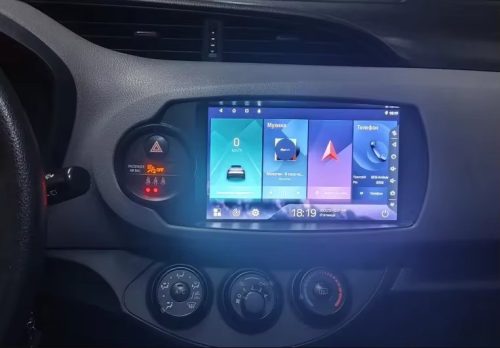 Autoradio Toyota Yaris CarPlay photo review