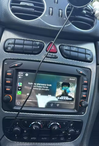 Autoradio Mercedes CLK CarPlay photo review