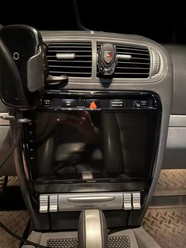 Autoradio Porsche Cayenne CarPlay photo review